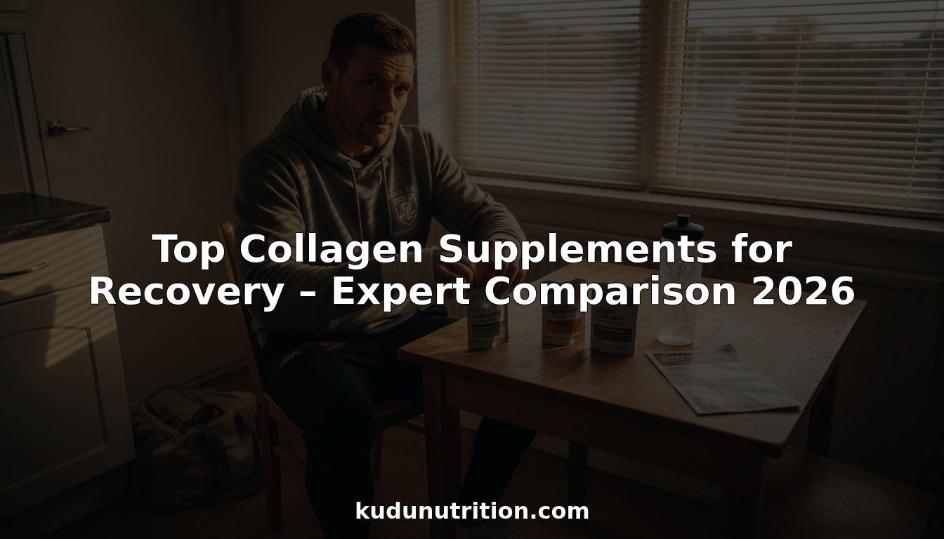 Athlete opening collagen sachet before workout