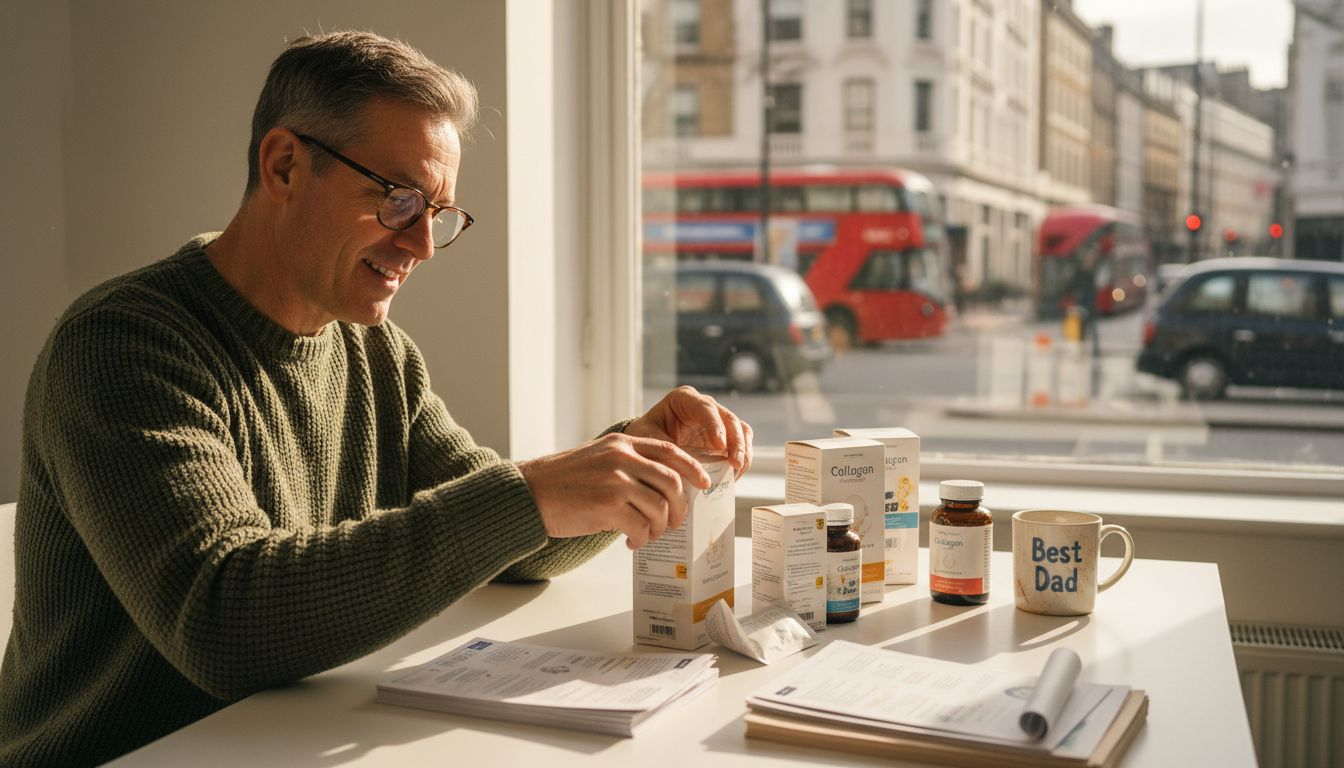 Nutritionist sorting collagen supplements UK