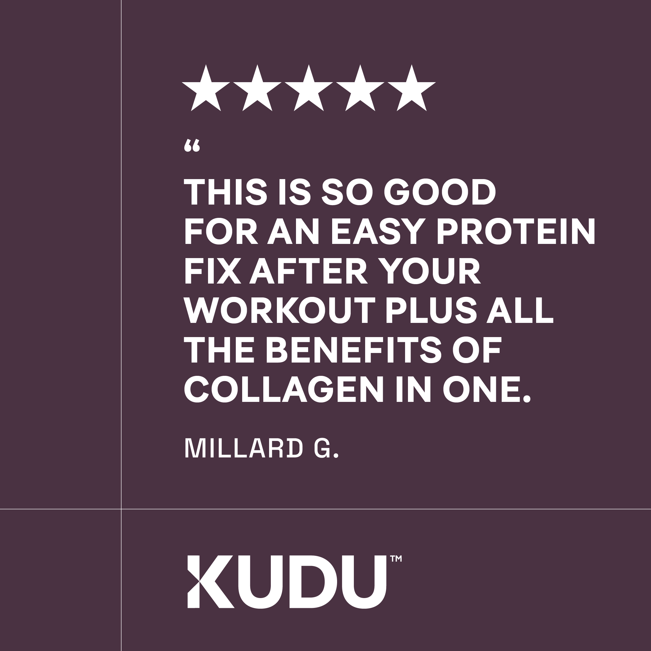 KUDU testimonial