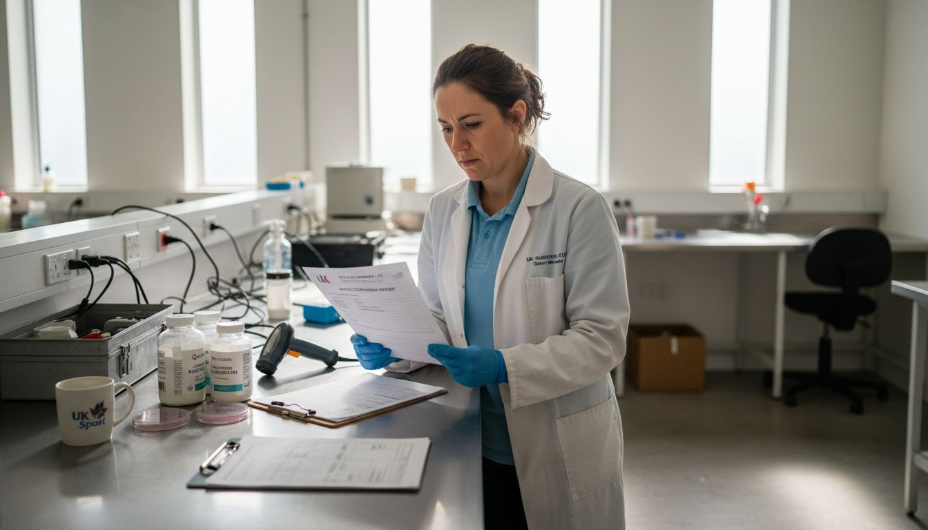 Officer inspects collagen safety certification